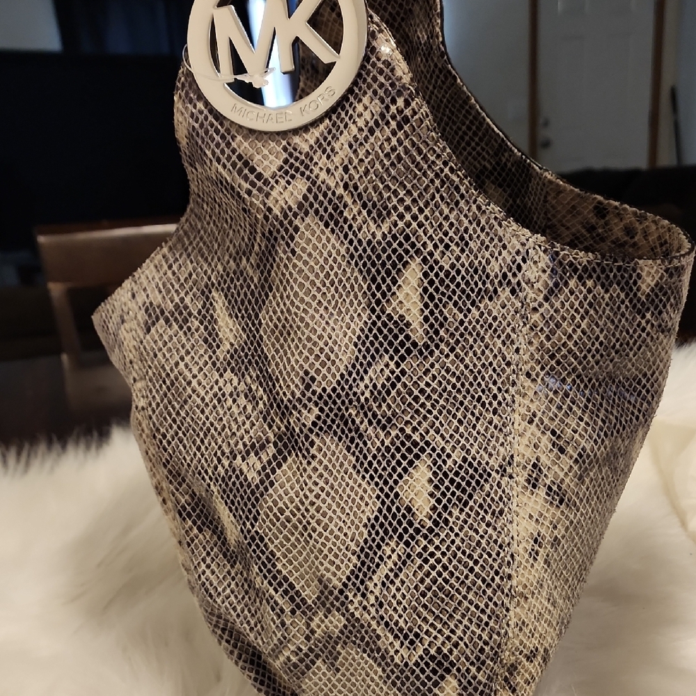 Michael Kors Python Pattern Handbag - image 1